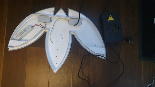 Original Adidas XXL 80 cm × 50cm Trefoil Lampe Wandleuchte Leuchtreklame - Bild 4 von 7