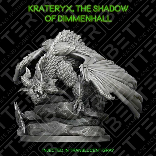 Reaper Miniatures Krateryx Dragon D&D Dungeons & Dragons Pathfinder 28mm