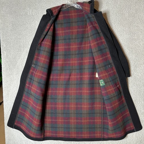 Cappotto vintage Orvis Duffle lana cashmere donna medio gotico vamp vintage - Foto 6 di 17