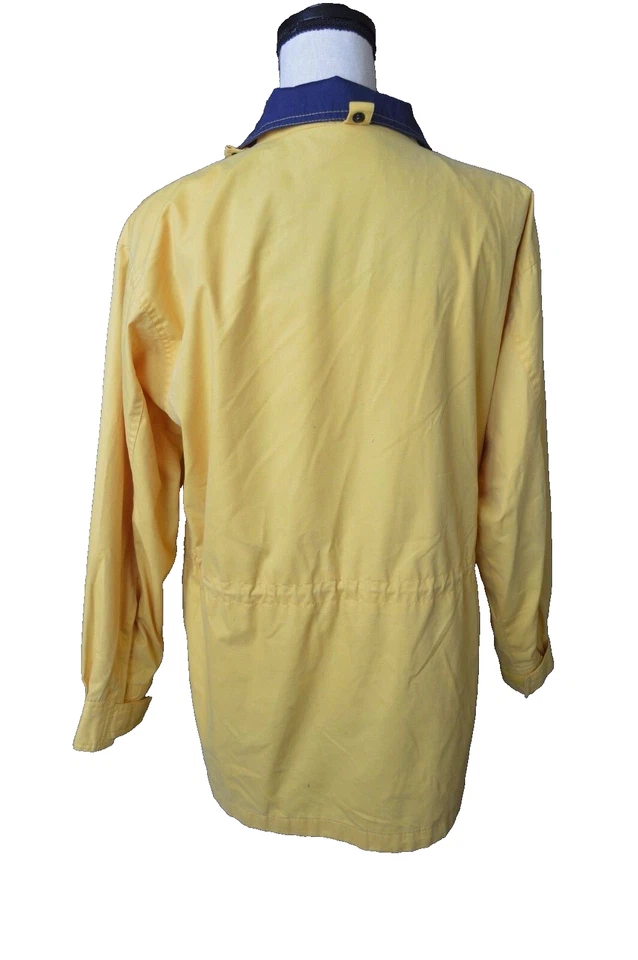 CABIN CREEK Yellow windbreaker Women's Size medium - Image 3 of 3
