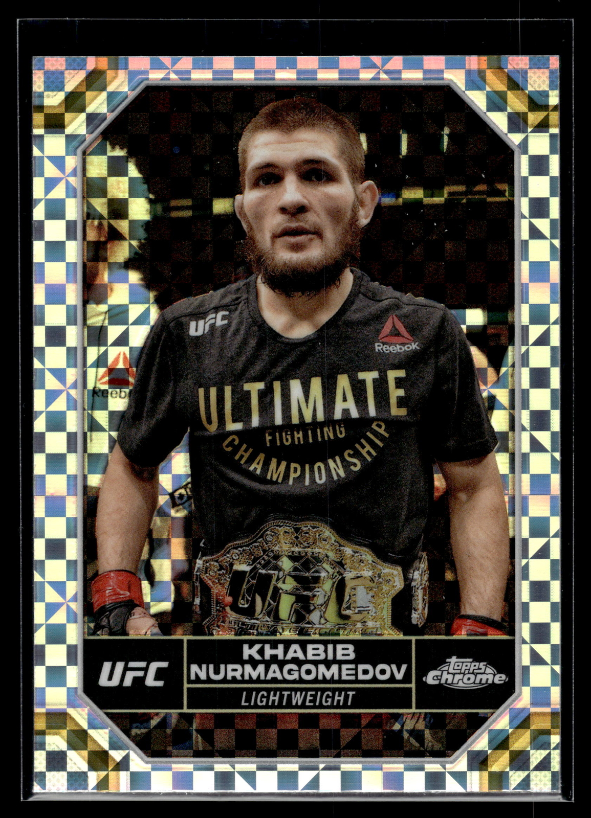Khabib Nurmagomedov 2024 Topps Chrome UFC X-Fractor Card #112