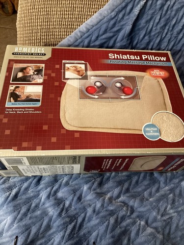 HoMedics Shiatsu SP-10H Rotating Massage with Heat Pillow Open Box - Picture 4 of 5