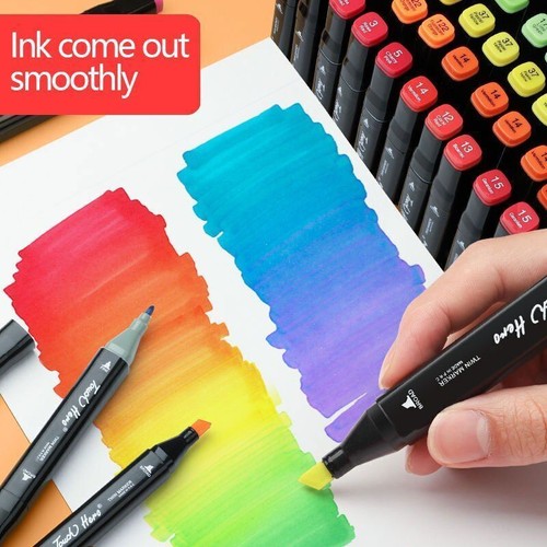 DIY Graffiti Twin Tip 168 Farbe Marker Lackmarker Stifte Set Permanent Pen NEU - Bild 7 von 19