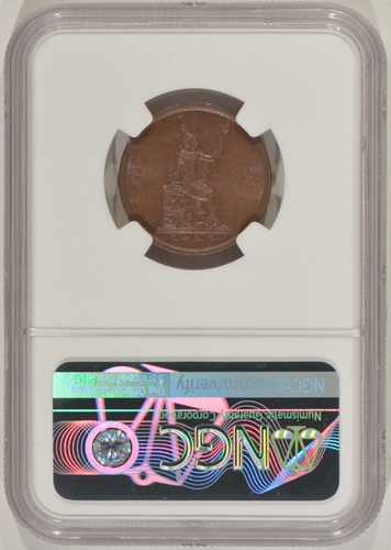 CS 1249 (1887) Thailand Att NGC MS62BN Brown 5707376-008 - Picture 2 of 4