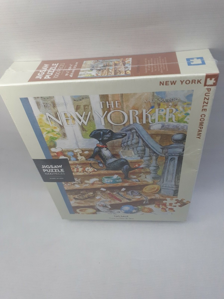 New York Puzzle Company – Tag Sale 1000-Teile Puzzle – Kunstvolles Design In Premium-Qualität