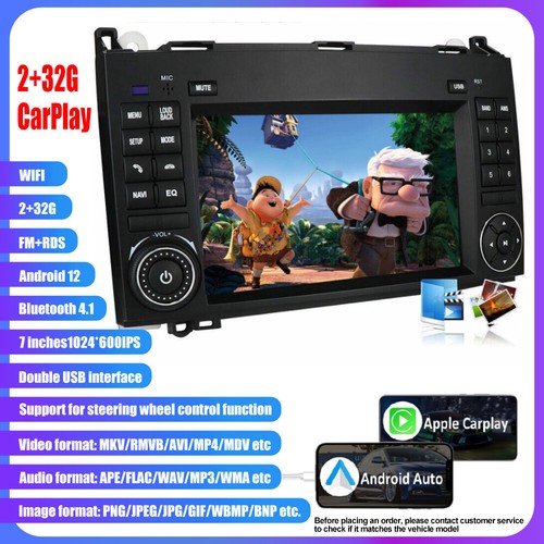 Android 12 IPS Car GPS Stereo Radio SWC For Mercedes-Benz B Class W245 2004-2012 - Bild 9 von 24