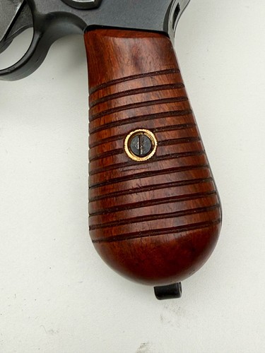 Han Solo Blaster - Empuñaduras de metal completo y madera real utilería de Star Wars - Imagen 17 de 20