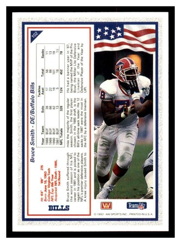 1992 All World Football Pick Your Card With Stars & Rookies RCs (1-150) - Picture 180 of 276