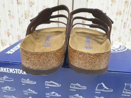 Birkenstock Florida BS Mocca Birko Flor Slide Sandals 100% Authentic - Picture 6 of 9