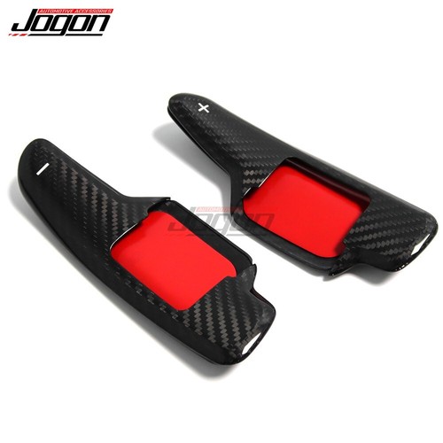 Black Carbon Paddle Shifter Sticker Trim For Corvette C8 Coupe Stingray 2020-25 - Picture 8 of 9