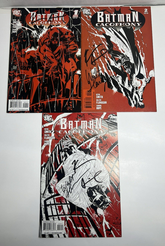 Batman Cacophony #1-3 SIGNED by Kevin Smith/Walter Flanagan (DC Comics, 2009)