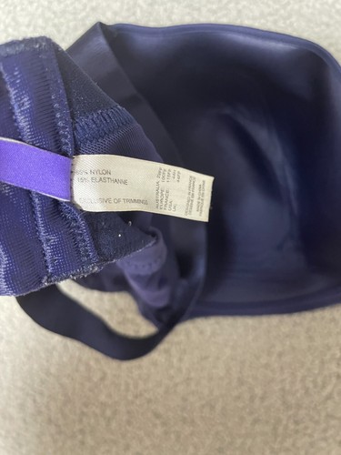 Parfait Lightly Lined Underwire blue Bra 44H - Picture 4 of 6