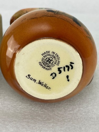 Mini jarra y jarrón Royal Doulton Dickens Ware Sam Weller - Imagen 6 de 13