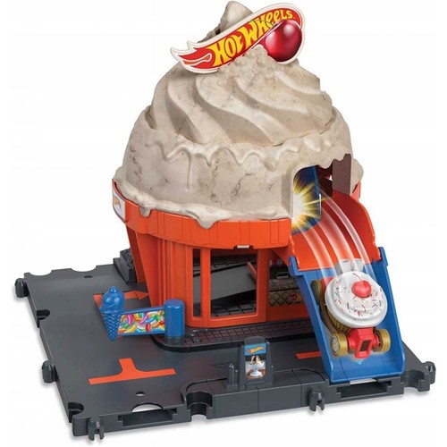 Hot Wheels City Rallye-Set Eiswirbel/Parkplatz/Burger Drive Restaurant- 1 Stück - Bild 18 von 22