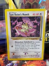 NEAR MINT Team Rocket/'s Meowth 18 Rare