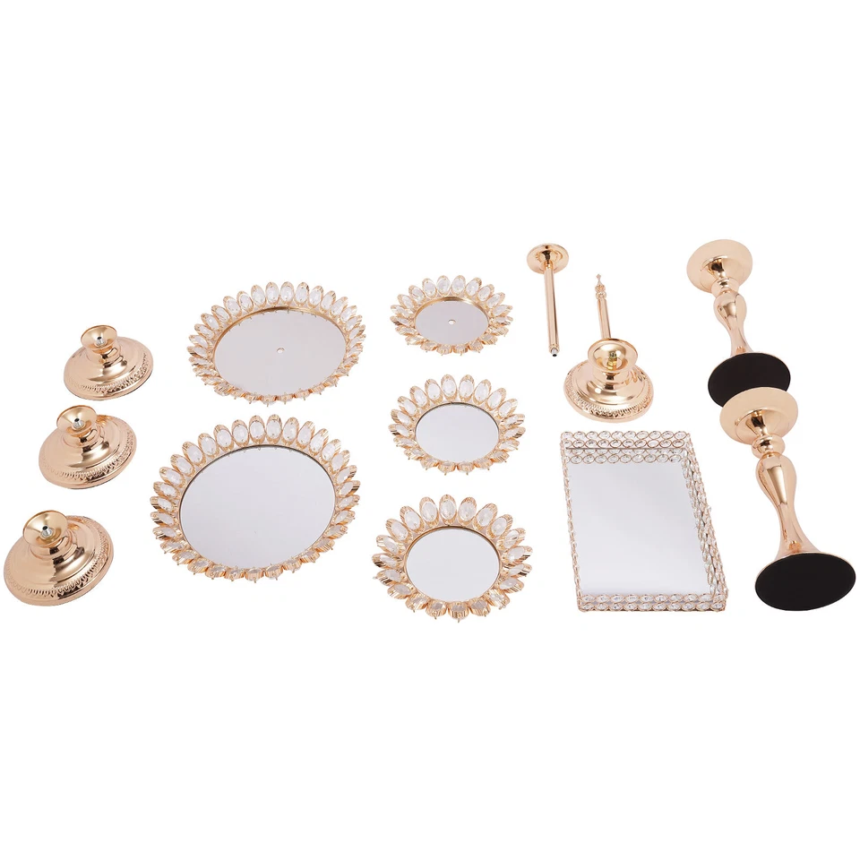 Soporte redondo para pasteles de boda soportes para cupcakes plato de postre pedestal de postre NUEVO EE. UU. Foto 4 de 4