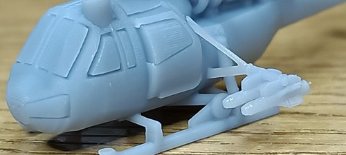 Westland Scout 1/160 SS.11 rocket equiped helicopter 10mm scale model  set of 2 - Picture 5 of 5