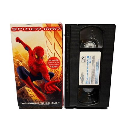 Spider-Man VHS 2002 Tobey Maguire V8 43396061880| eBay
