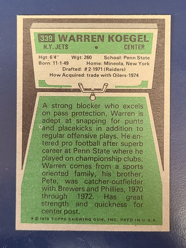 1975 Topps Football Cards Complete Your Set You Pick Choose Each #326 - 528 - Picture 19 of 277