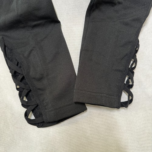 Girl's Leggings Size L 10-12 Soft Fleece Lined Black The Children's Place $19.95 - Picture 4 of 9