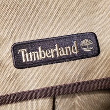 Timberland Amherst Messenger Bag Tan Brown Canvas Laptop Books Bookbag