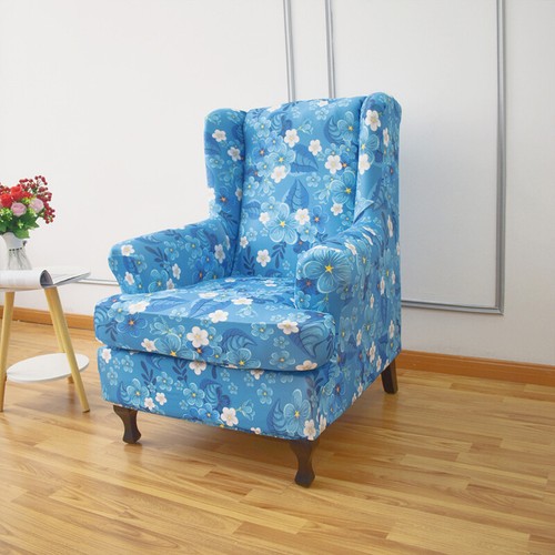 Thick Soft Wingback Chair Covers Wing Chair Sofa Slipcover Dustproof Protector - Picture 9 of 39