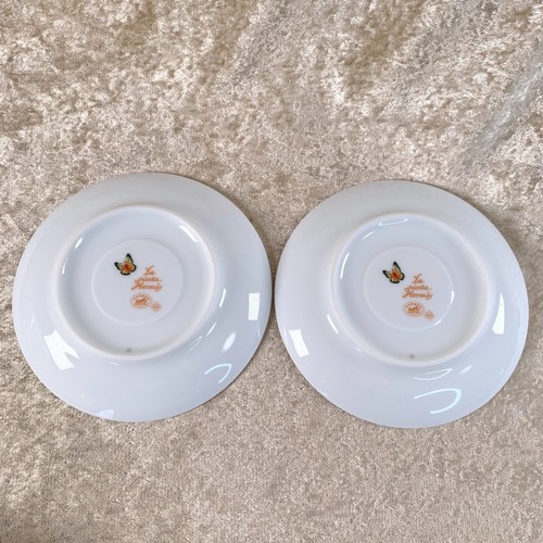 Hermes Paris Demitasse Cup & Saucer La Siesta Porcelain Tableware 2 Sets - Picture 11 of 13