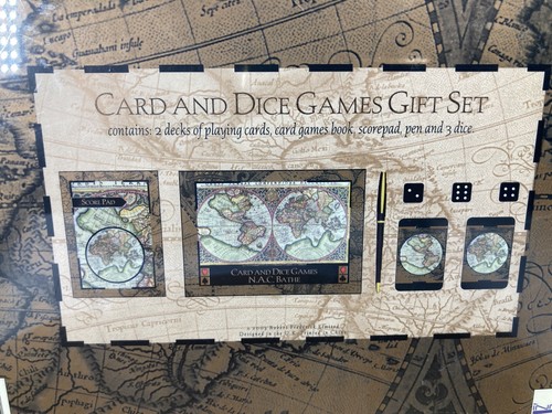 Card & Dice Gift Set Game Edition Innovage 2004 Old Stock NEW & Sealed - Picture 3 of 5