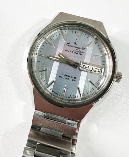 MONUMENTAL - Automatic Day Date 17 Jewels Incabloc 70-80s - NOS - Swiss Made - Picture 2 of 11