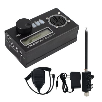USDR/USDX HF QRP SDR Transceiver SSB/CW Transceiver 8-Band Radio W/ Mic Antenna