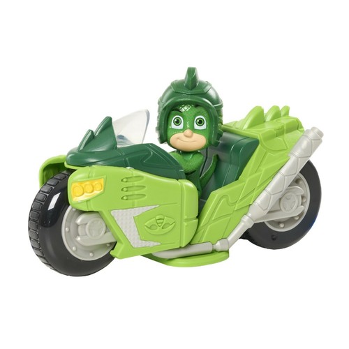 PJ Masks Kickback Motorräder Gekko und Fahrzeug 2-teiliges Figurenset Neu schnell ✈ - Bild 4 von 12