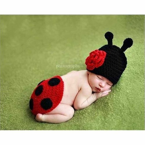 Newborn Baby Girl Boy Photo Crochet Photography Prop Costume Outfit Knit Clothes - Picture 42 of 46