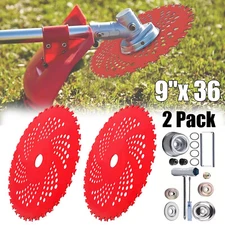 9"x 36 Teeth Carbide Tipped Blade kit for Brush Cutter Trimmer Weed Eater 2 Pack
