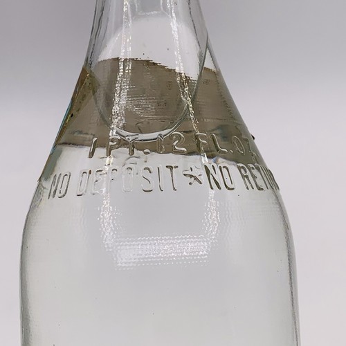 1967 Gayla Club FULL Soda Clear Glass Bottle 1 Pint Topco Sparkling Water VTG - Picture 5 of 19