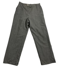 VTG Pendleton Pants Women s Size 16 Virgin Wool Gray Dress Slacks Made in USA