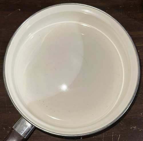 Enamel Floral 9" Pans Cookware Saucepan Pot Vintage - Picture 4 of 4