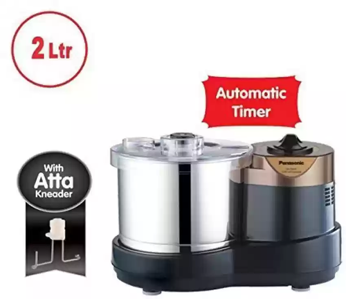 Panasonic MK-SW210  | Super Wet Grinder | with Timer & Atta Kneader | Cap (Black - Afbeelding 3 van 3