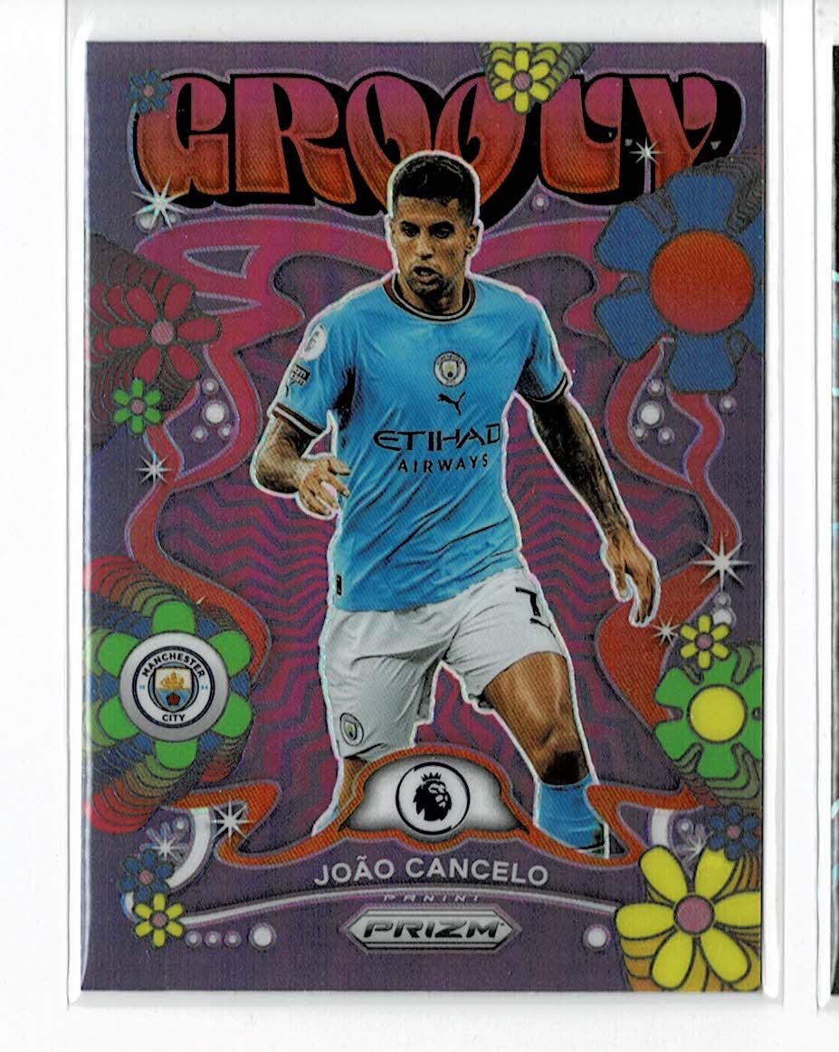 2022-23 Panini Prizm Premier Joao Cancelo Groovy Silver Prizm Insert SSP