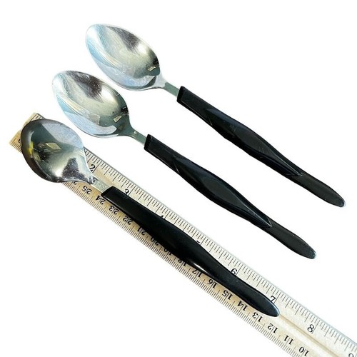 Cutco Löffel Teelöffel brauner Griff Edelstahl MCM 7-1/4" Vintage Besteck - Bild 10 von 10