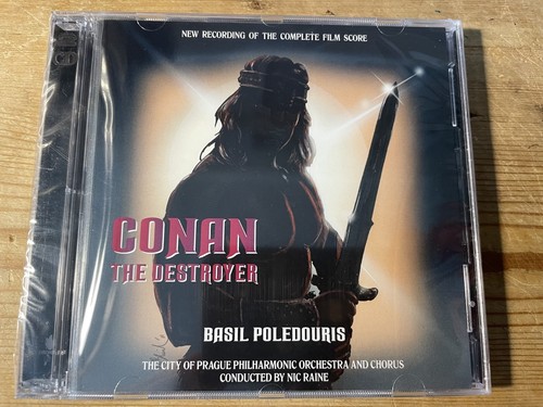 CONAN THE DESTROYER (Basil Poledouris) OOP Prometheus Ltd Soundtrack 2CD SEALED - Picture 1 of 2