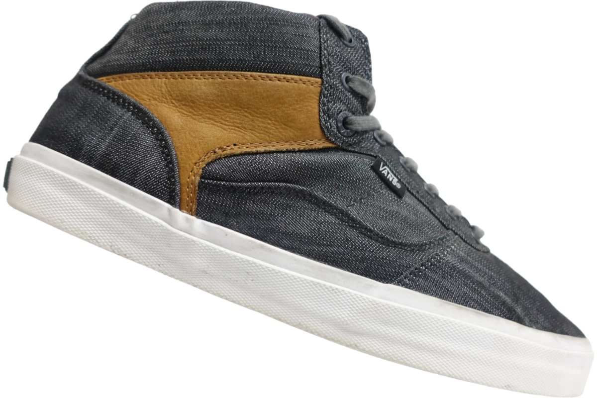 VANS Authentic Mid Canvas Grey Brown 13 Men Athletic Sneakers eBay