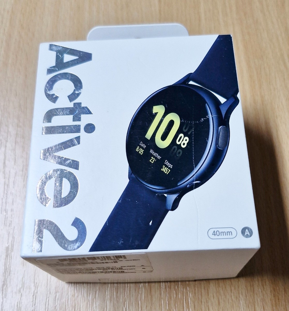 Samsung Galaxy Watch Active 2 SM R820 Smart watch 40mm Aluminum Aqua Black