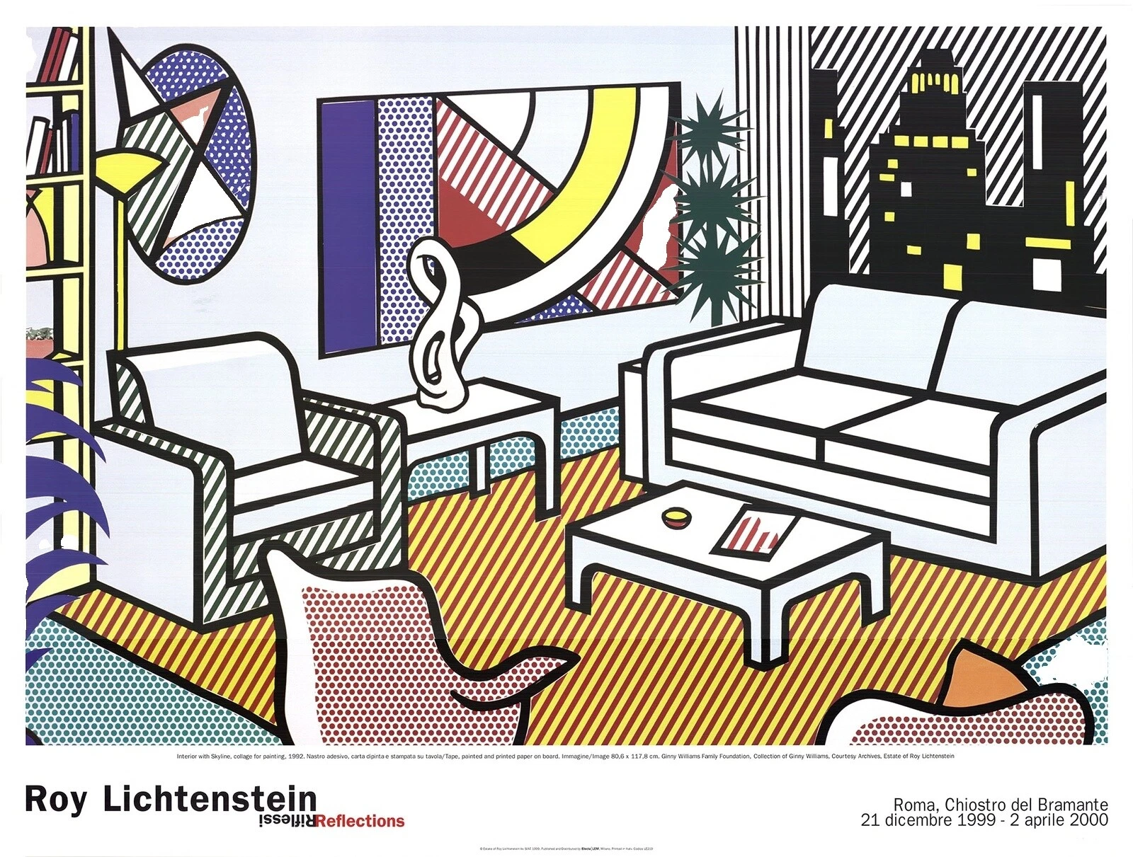 Roy Lichtenstein Art Deco Art Posters