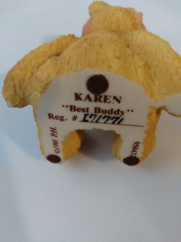 Cherished Teddies KAREN Best Buddy Friendship Bear Figurine 950432 1991 V4 - Picture 6 of 6