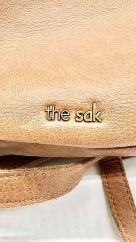 The Sak Leather Sayulita Crossbody Purse Bag 10” x 7.5” - Picture 6 of 13
