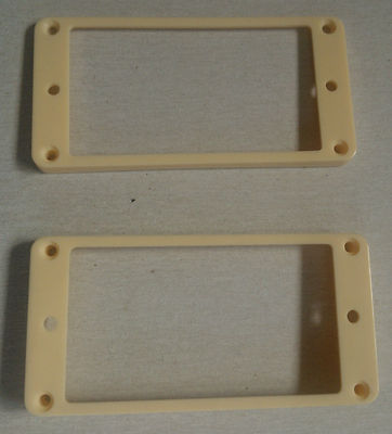 MOUNTING RING AVORIO RAGGIATE SET COPPIA CORNICETTE HUMBUCKER