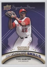 2009 Upper Deck Signature Stars Signature Skills Torii Hunter #SS-13 0b0