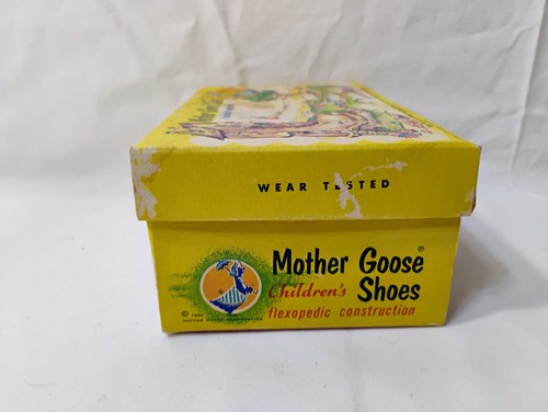 VINTAGE MOTHER GOOSE KINDER NUR SCHUHKARTON (KARTON IST LEER) 1954 - Bild 3 von 9