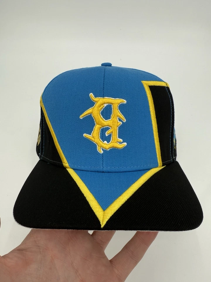 NEW Kill The Hype KTH LA UCLA Bruins Trinity Upside Down Inverted SnapBack Hat - Image 2 of 4