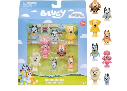 Bluey Neighborhood Friends 8 Stück Figurenset - Bild 2 von 4